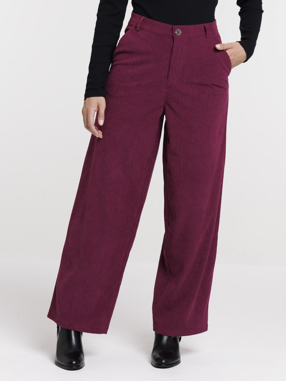 Pantalon large en velours femme Pantalon large en velours femme