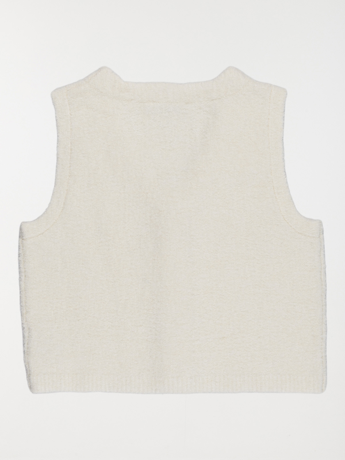 Gilet sans manches col V fille (XXS-M)