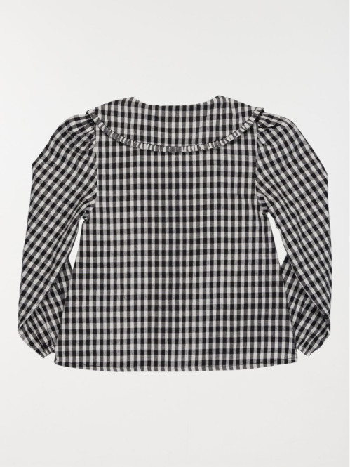 Chemisier vichy fille (3-12A)