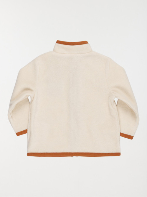 Sweat zippé bicolore garçon...