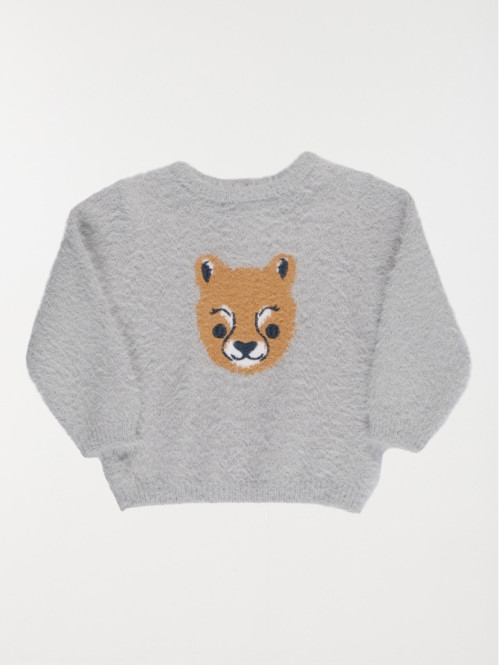 Pull léopard fille (3-36M)