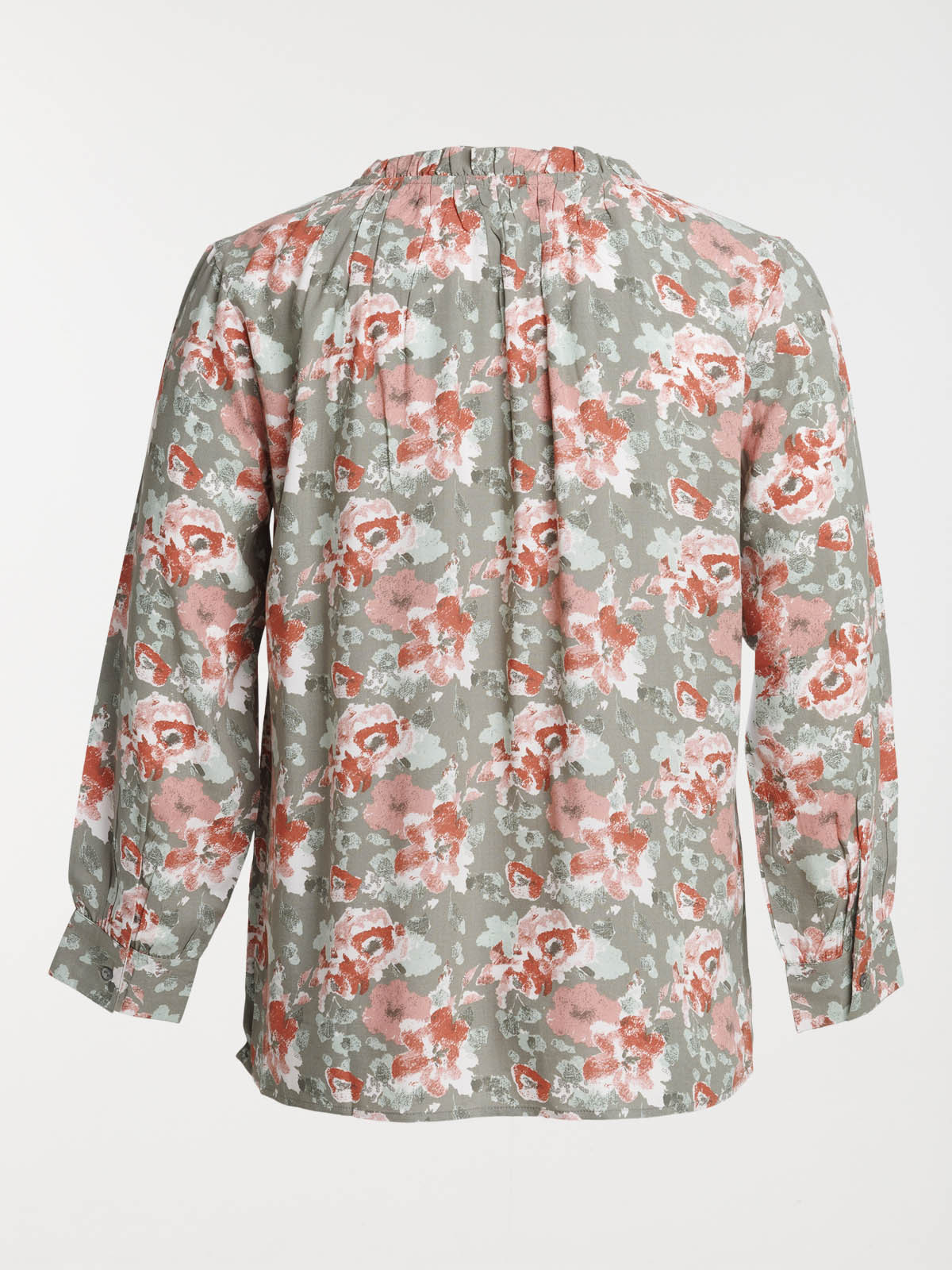 Blouse fleurie grande taille femme