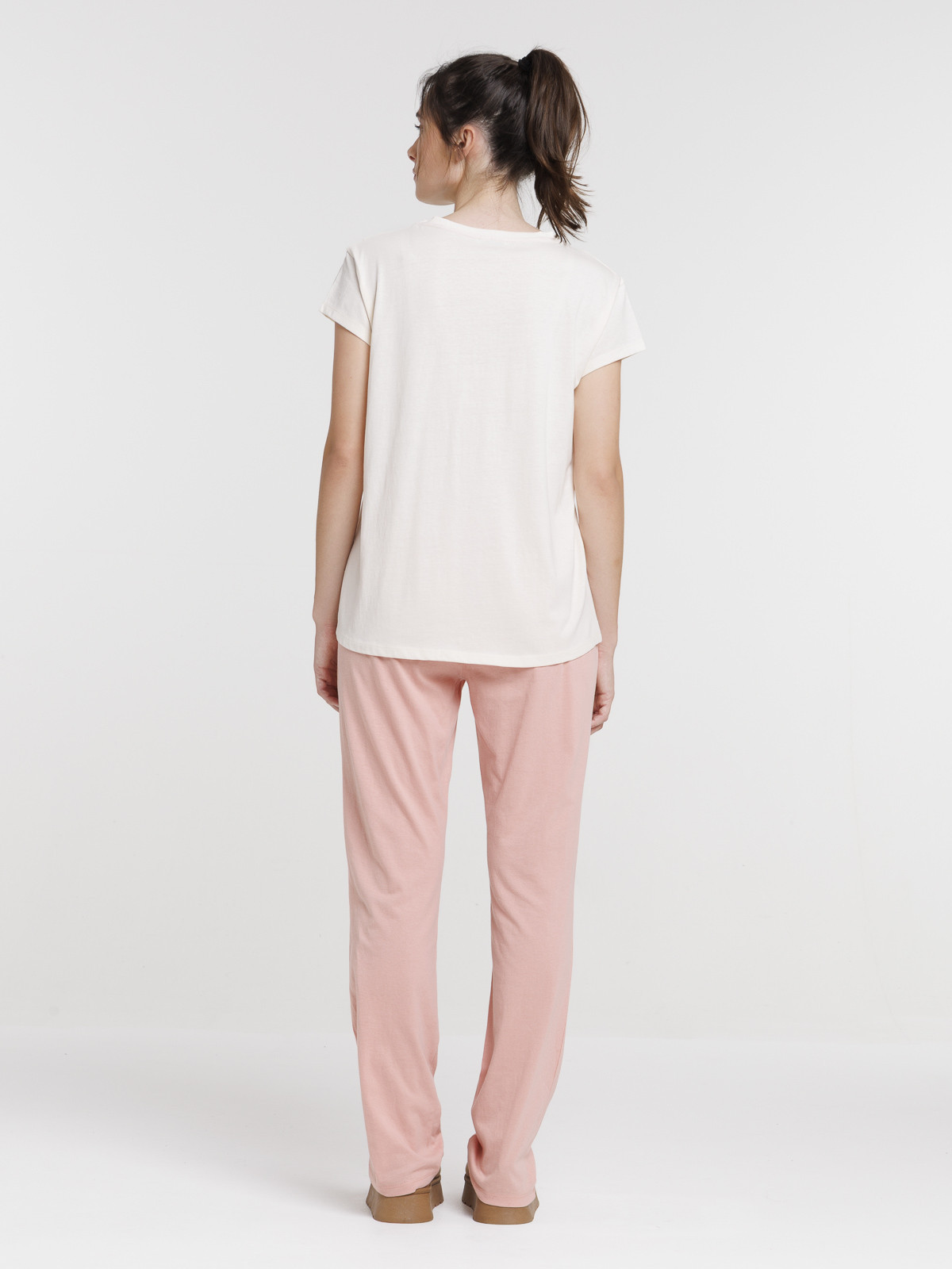 Pyjama rêveuse femme poudre rosé