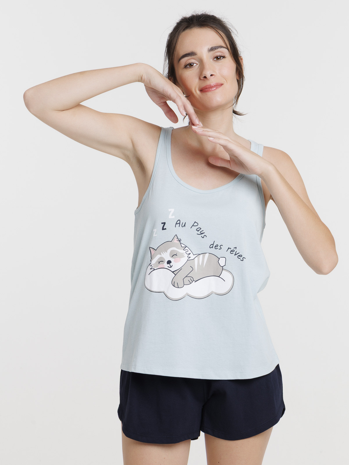 Pyjacourt raton laveur femme Pyjacourt raton laveur femme