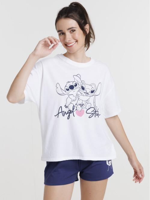 Pyjashort Stitch femme
