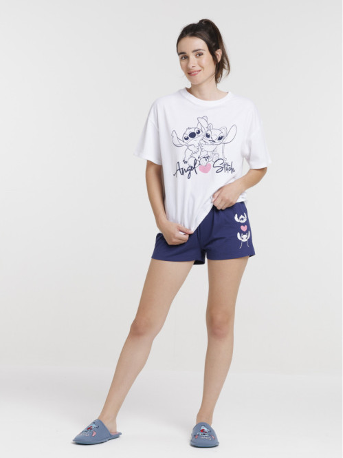 Pyjashort Stitch femme