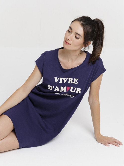 Chemise de nuit vivre d'amour femme