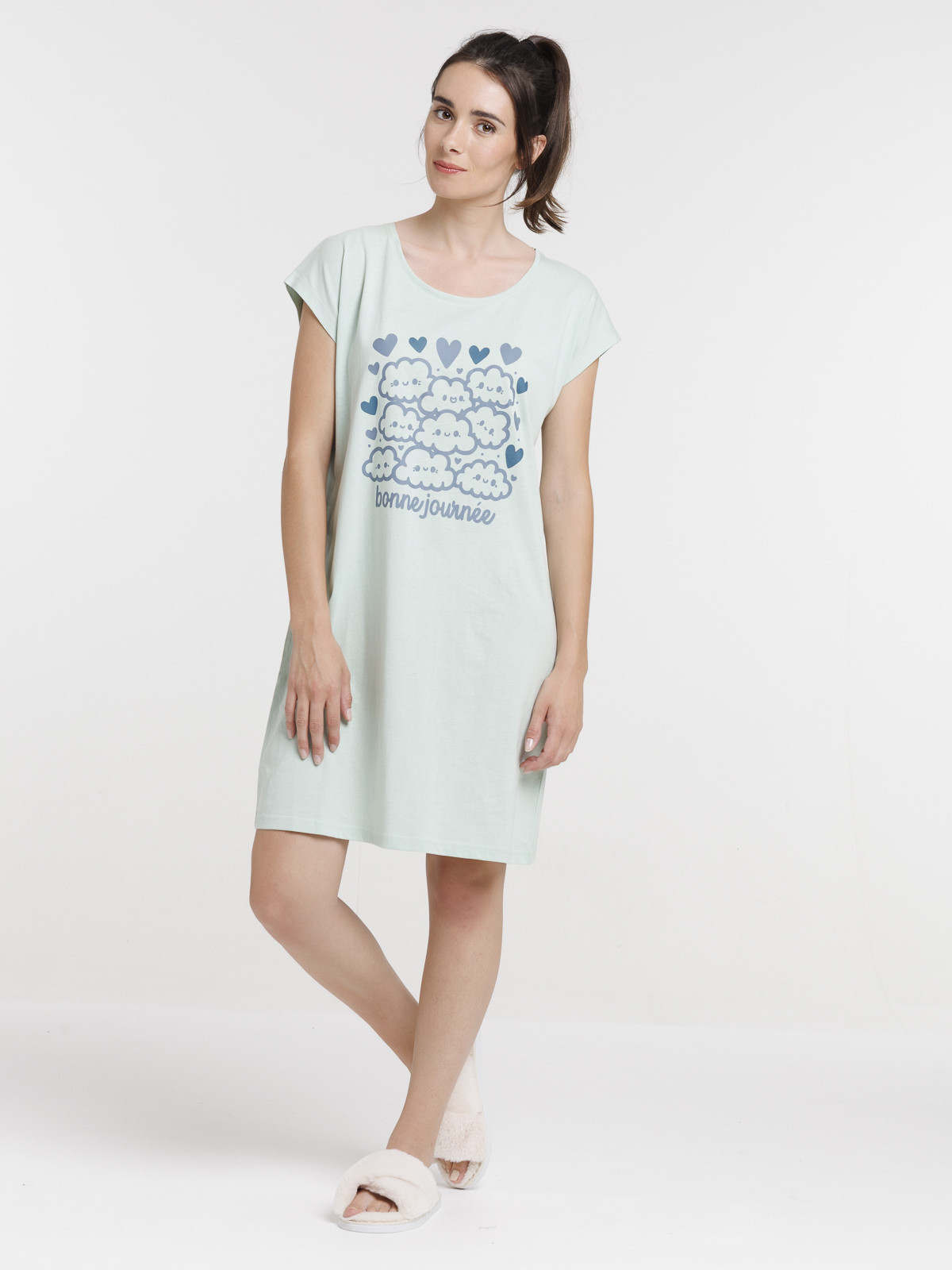 Chemise de nuit bonne journée femme
