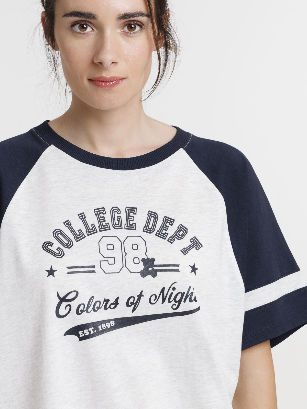 Chemise de nuit collège femme Chemise de nuit collège femme