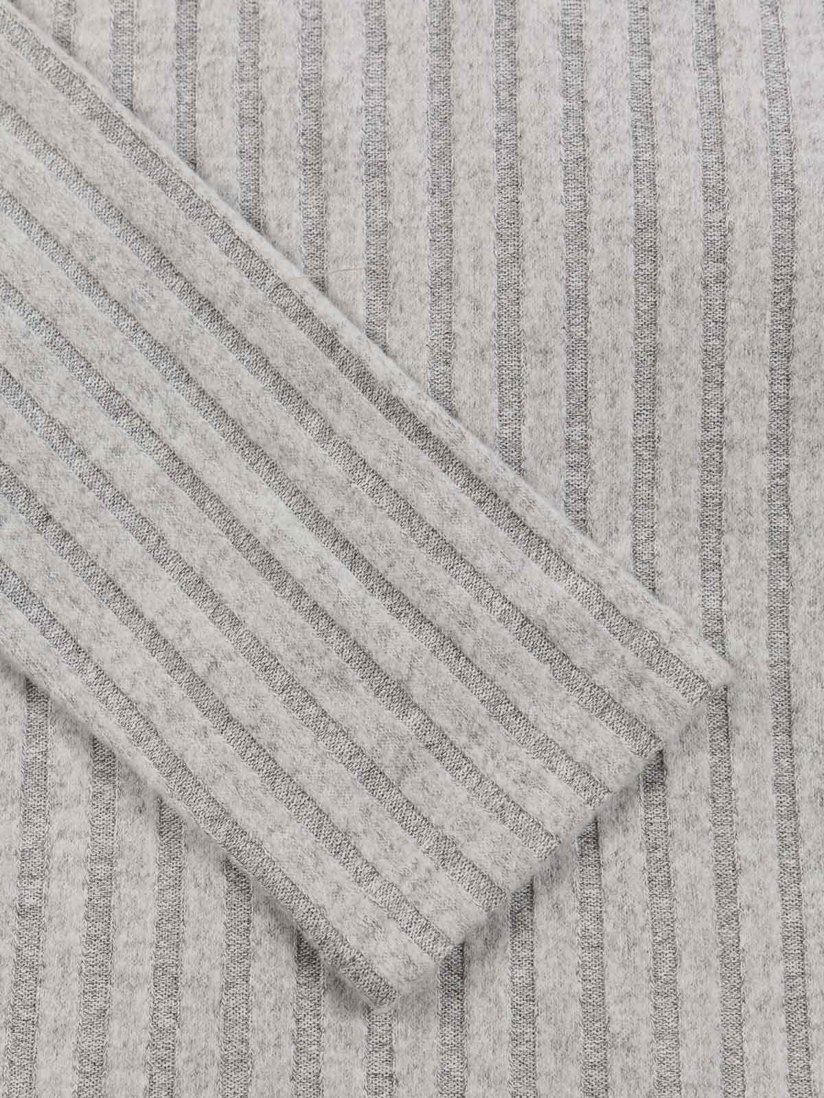 Pyjama côtelé gris chiné fille (XXS-M)