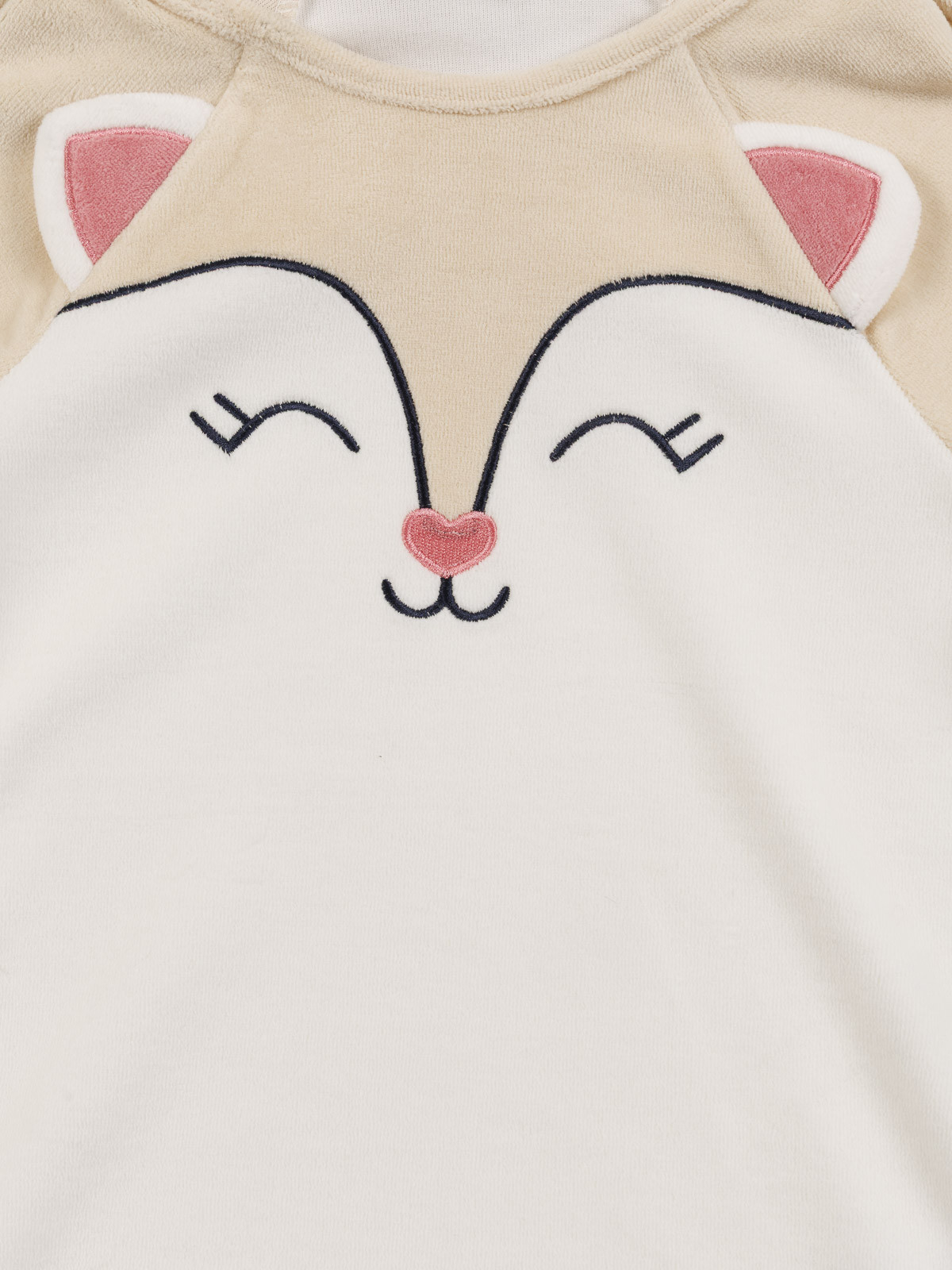 Pyjama velours renard fille (3-12A)