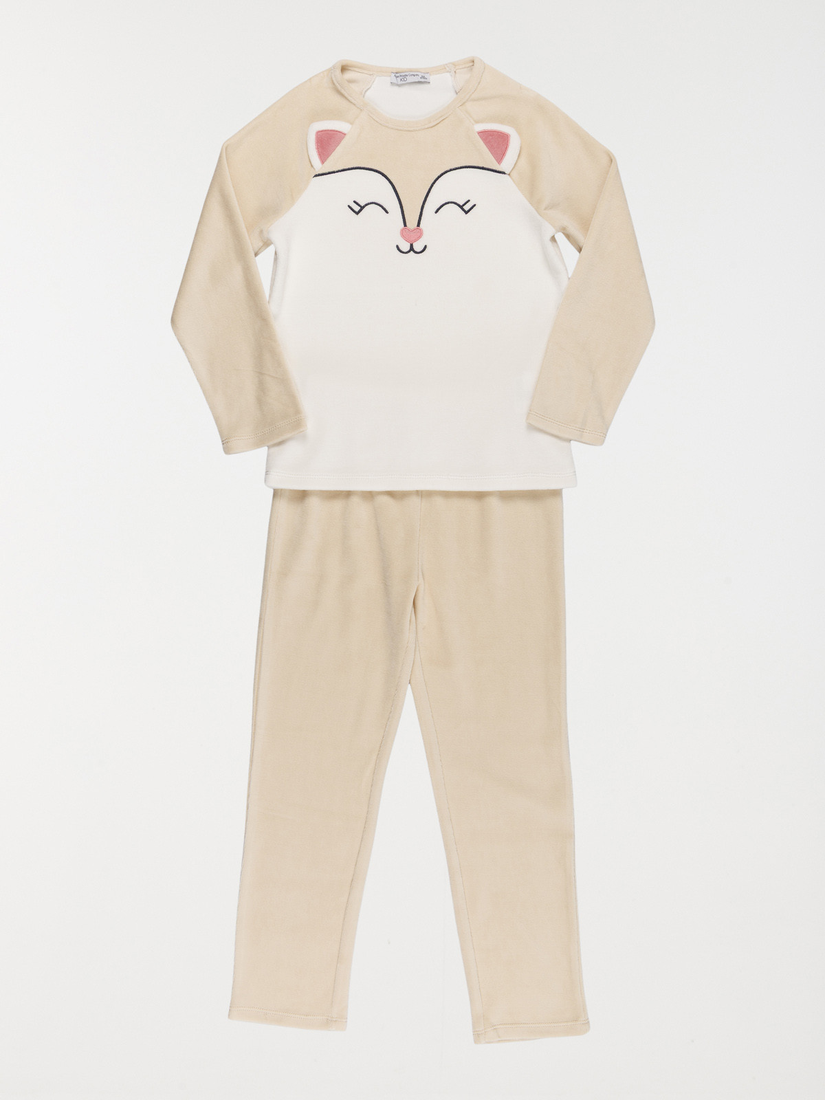 Pyjama velours renard fille (3-12A)