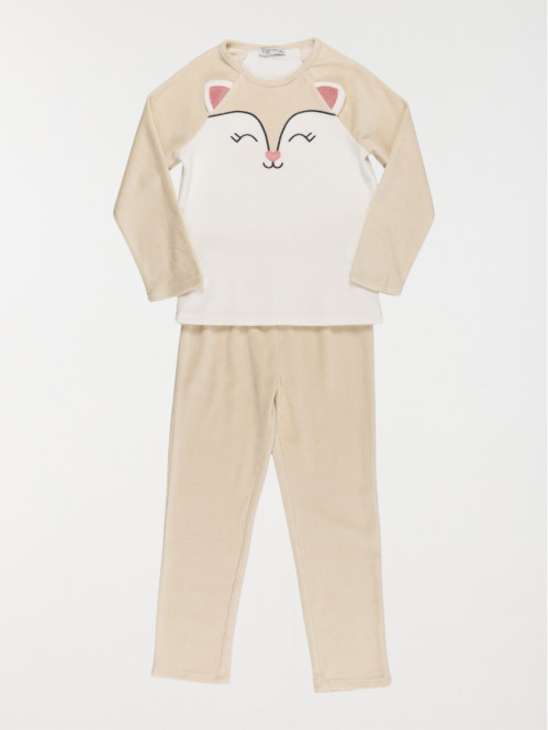 Pyjama velours renard fille...