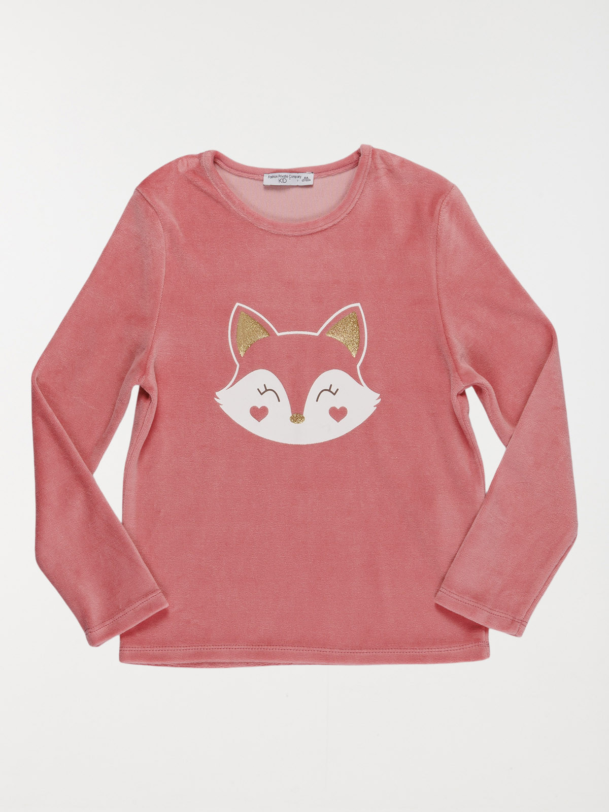 Pyjama en velours renard fille (3-12A)