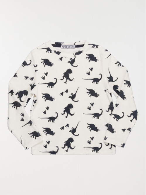 Pyjama velours dinosaure...