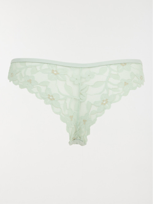 Tanga dentelle femme (S-L)