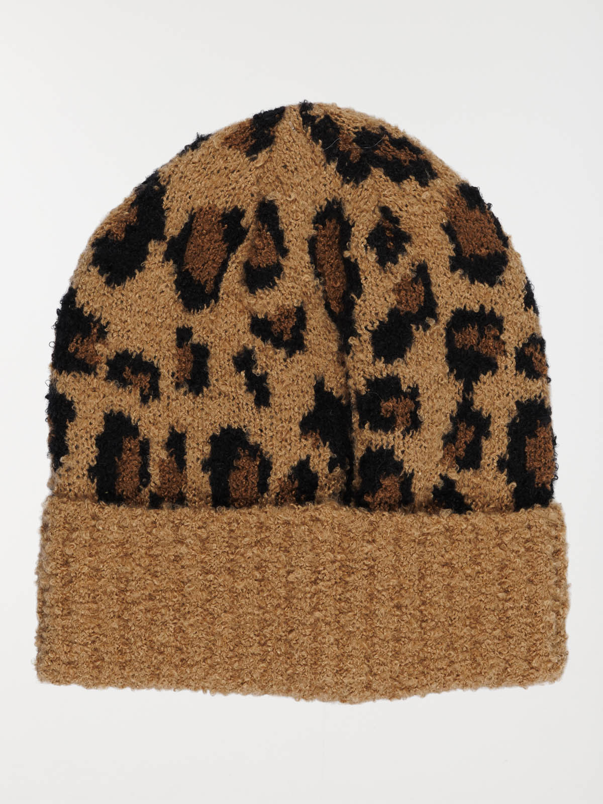 Bonnet léopard femme