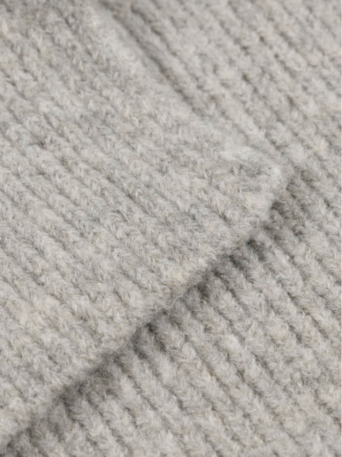 Écharpe femme gris clair chiné