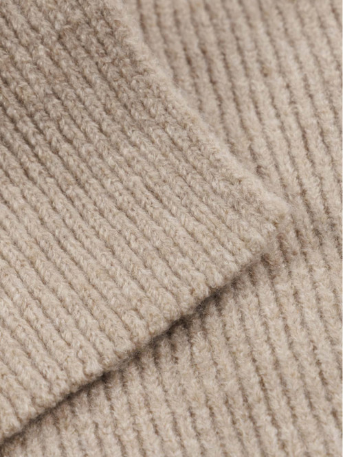 Écharpe femme camel chiné