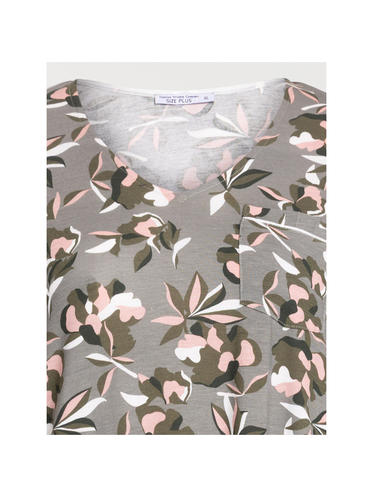 Chemise de nuit fleurie femme