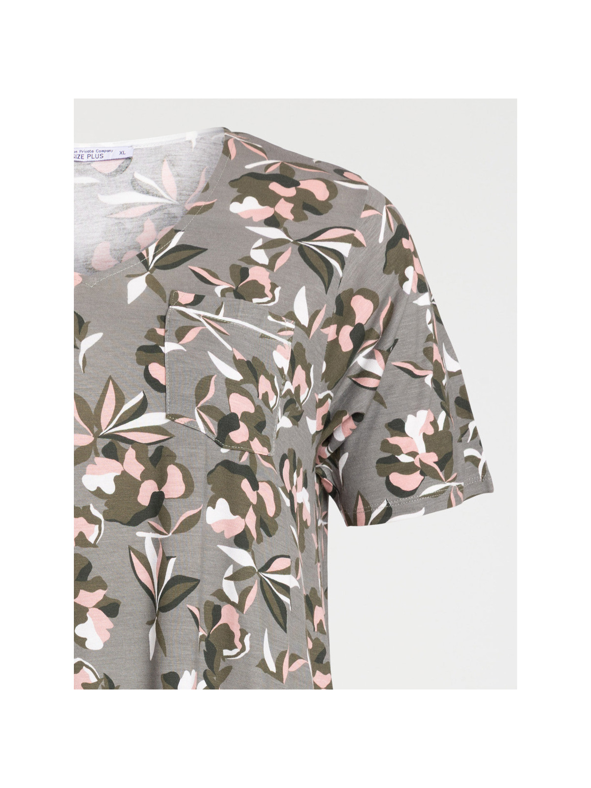 Chemise de nuit fleurie femme