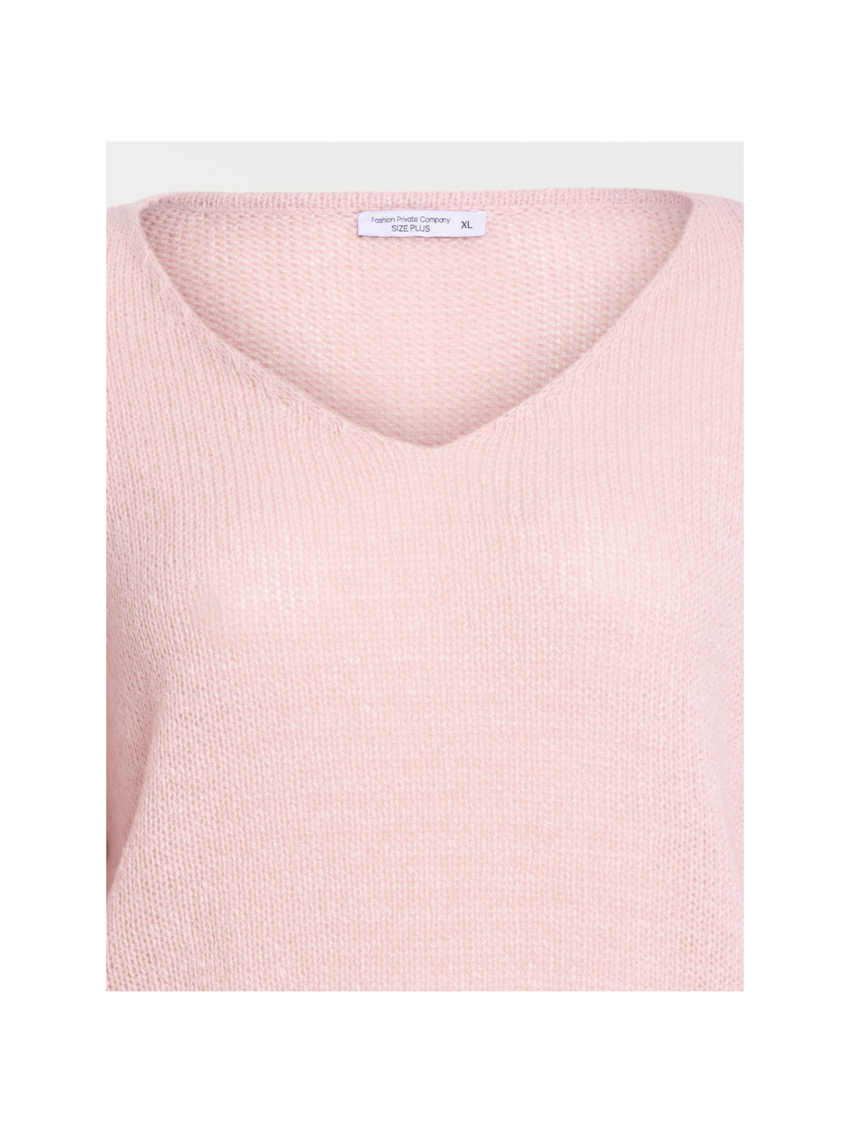 Pull col V grande taille femme Pull col V grande taille femme