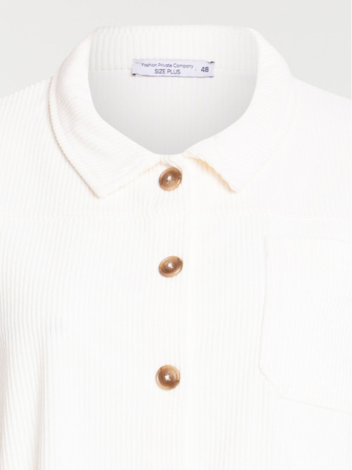 Surchemise velours grande...