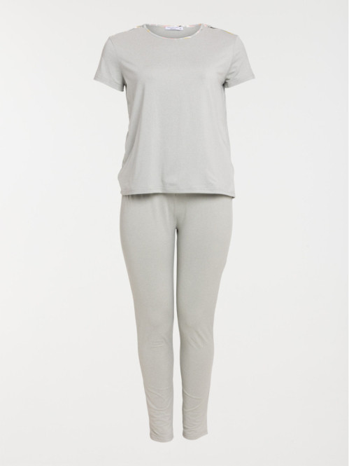 Pyjama tilleul grande taille femme