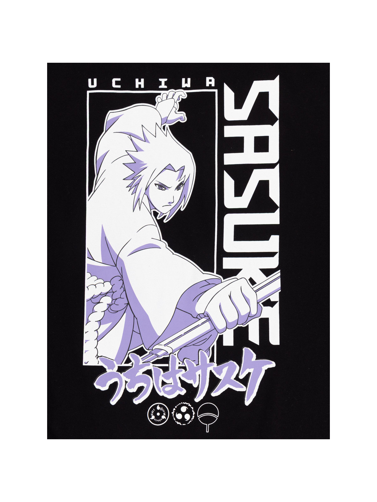 T-shirt Sasuke de Naruto garçon (XXS-M)