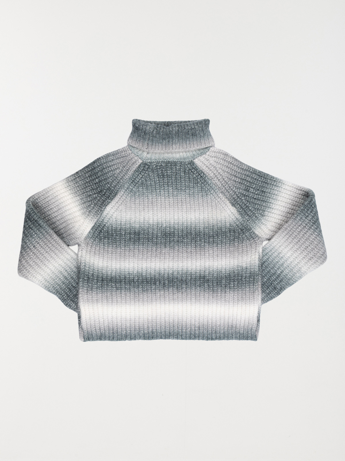 Pull col roulé multicolore fille (XXS-M) Pull col roulé multicolore fille (XXS-M)