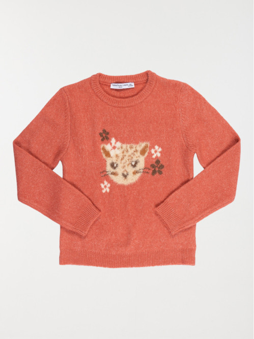 Pull léopard fille (3-12A)