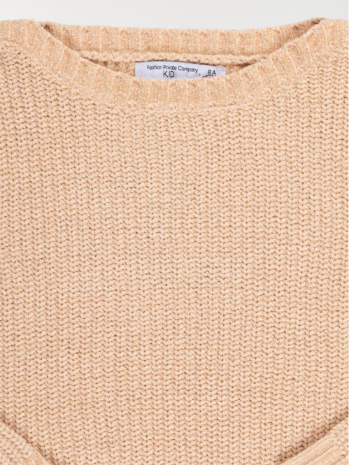 Pull coeur pailleté fille...