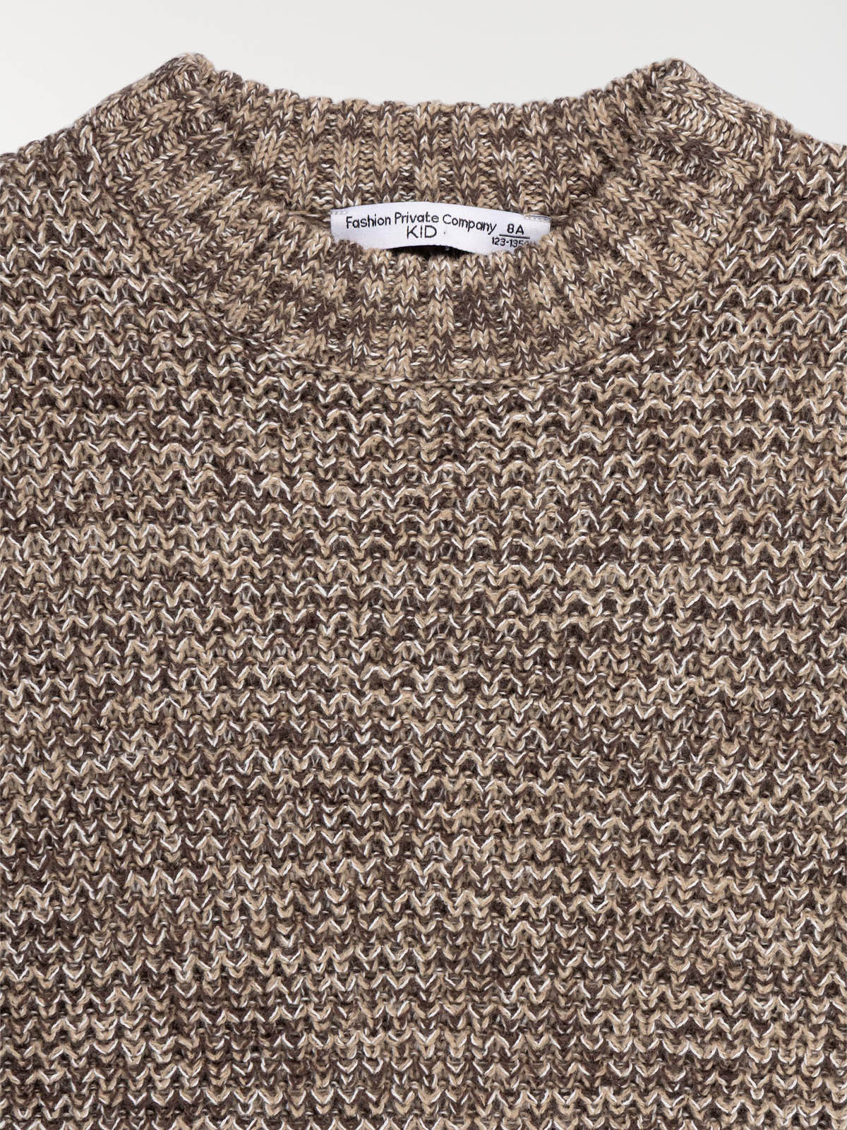 Pull col rond garçon (3-12A)