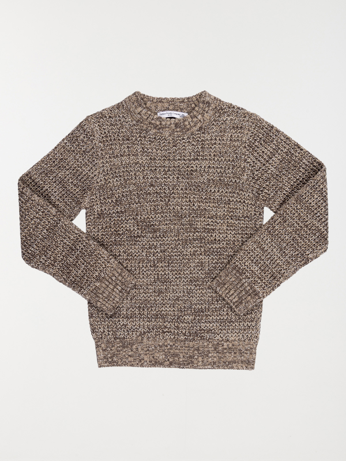 Pull col rond garçon (3-12A)