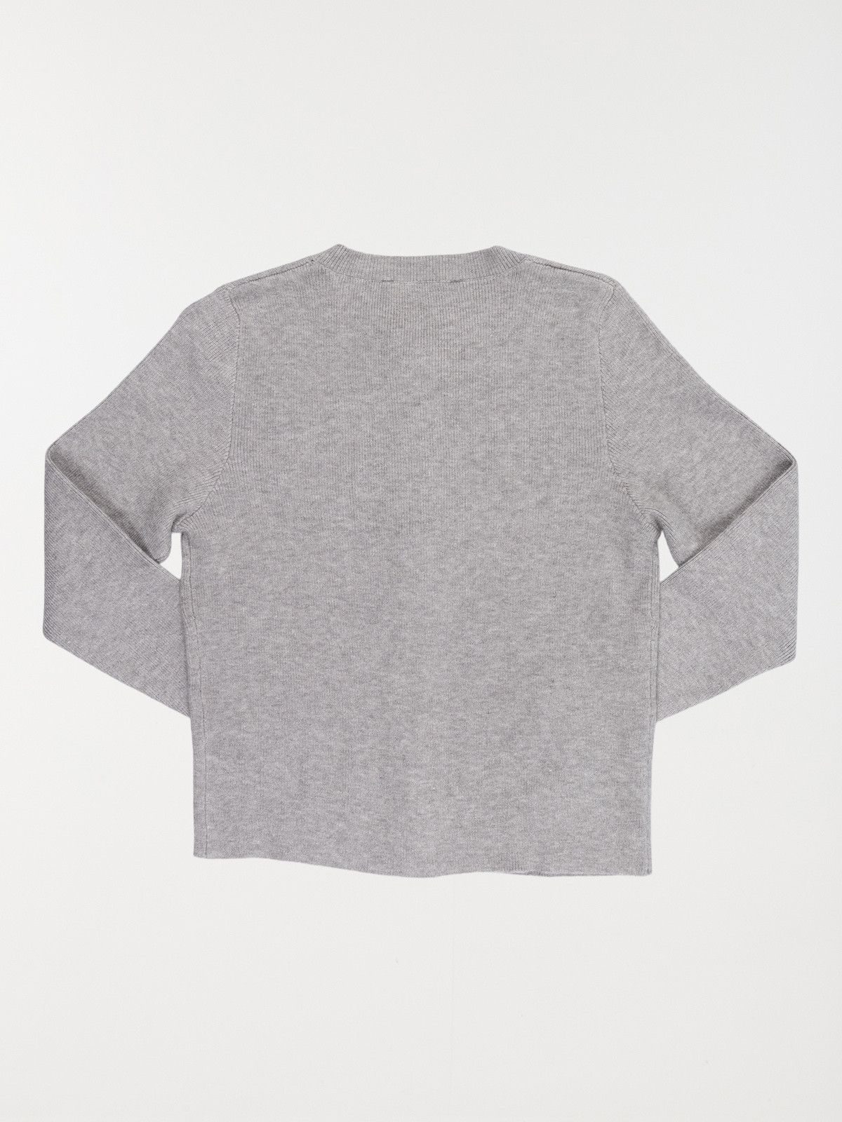 Gilet gris chiné noeuds fille (3-12A) Gilet gris chiné noeuds fille (3-12A)