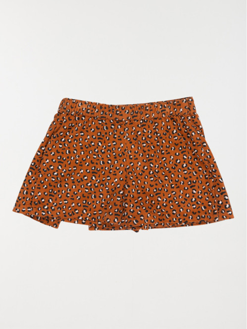 Jupe short léopard fille...