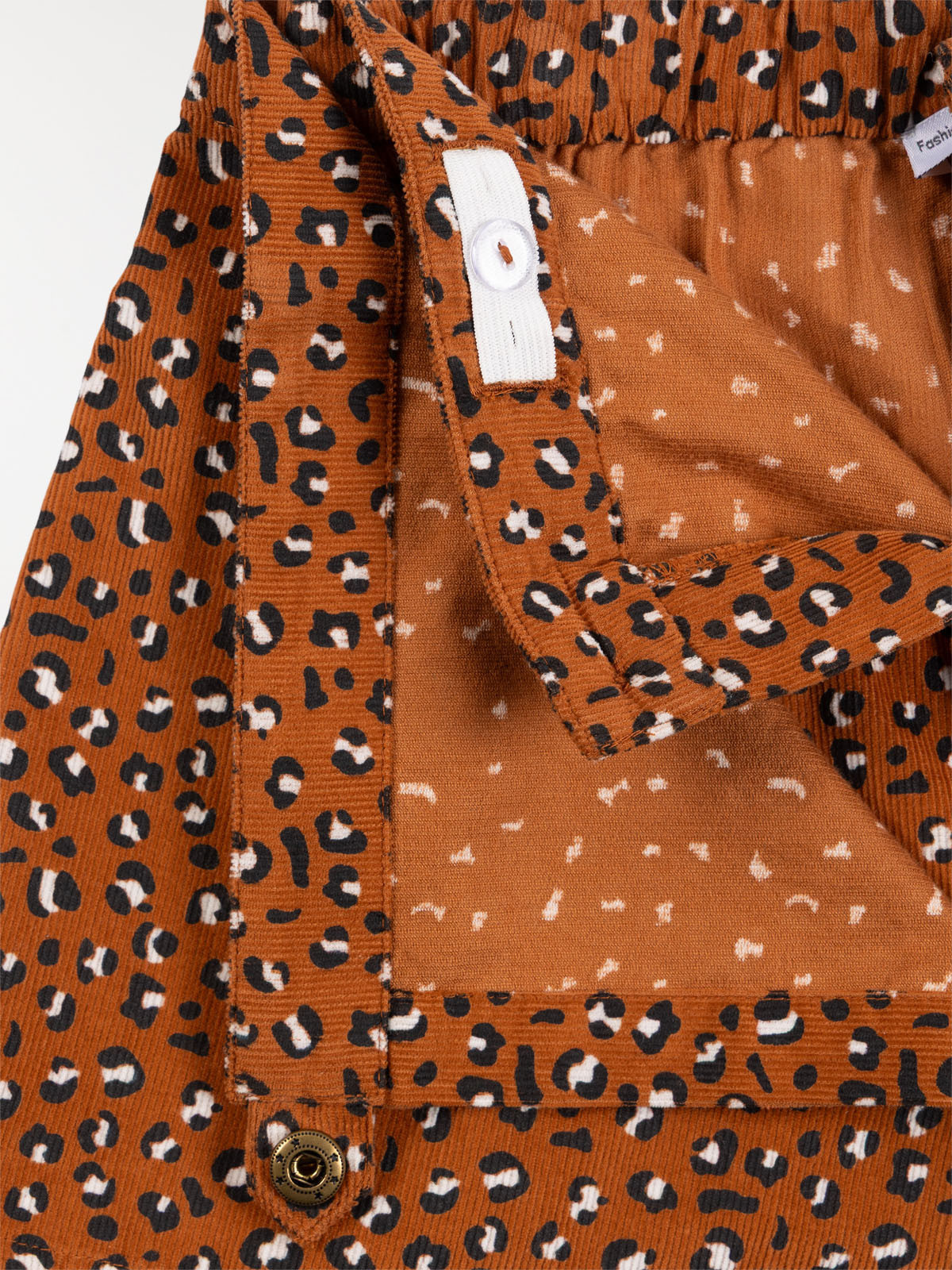 Jupe short léopard fille (3-12A)