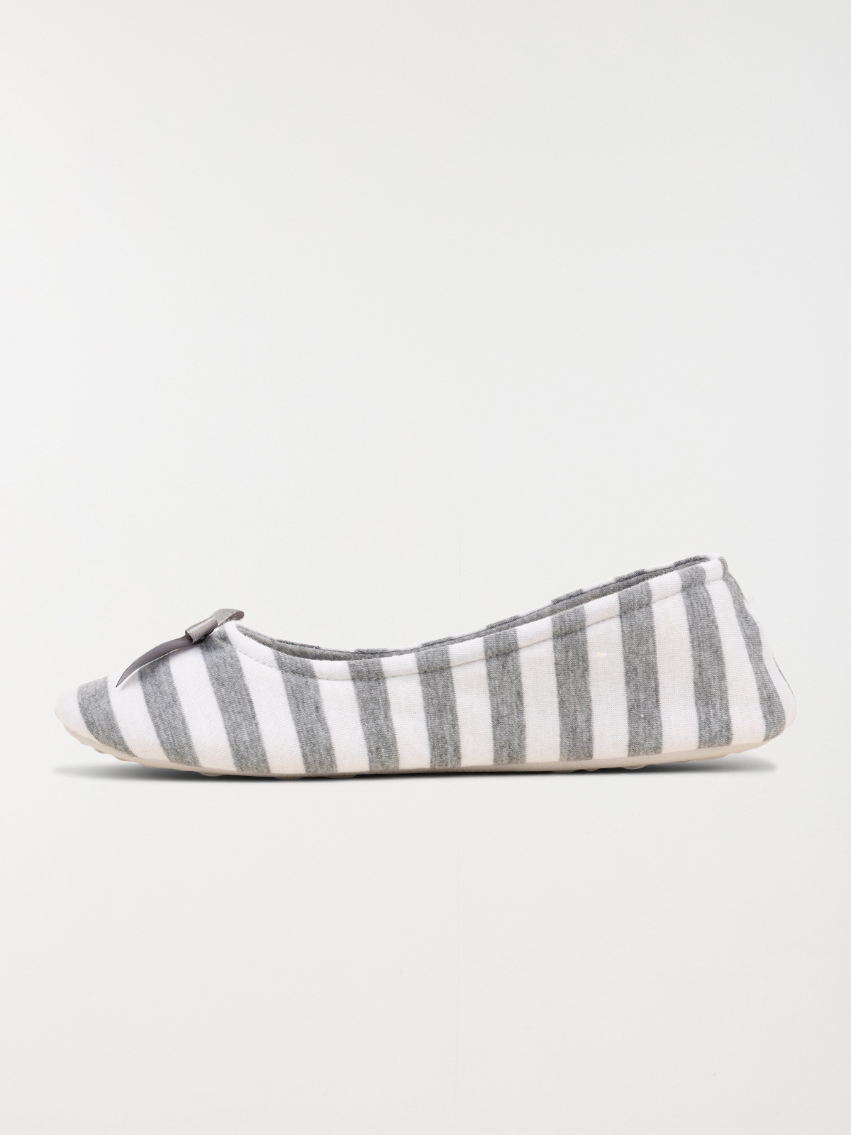 Pantoufle ballerine rayée femme (37-42) Pantoufle ballerine rayée femme (37-42)