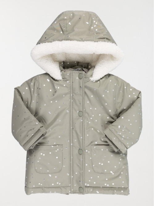 Manteau imprimé fille (6-36M)