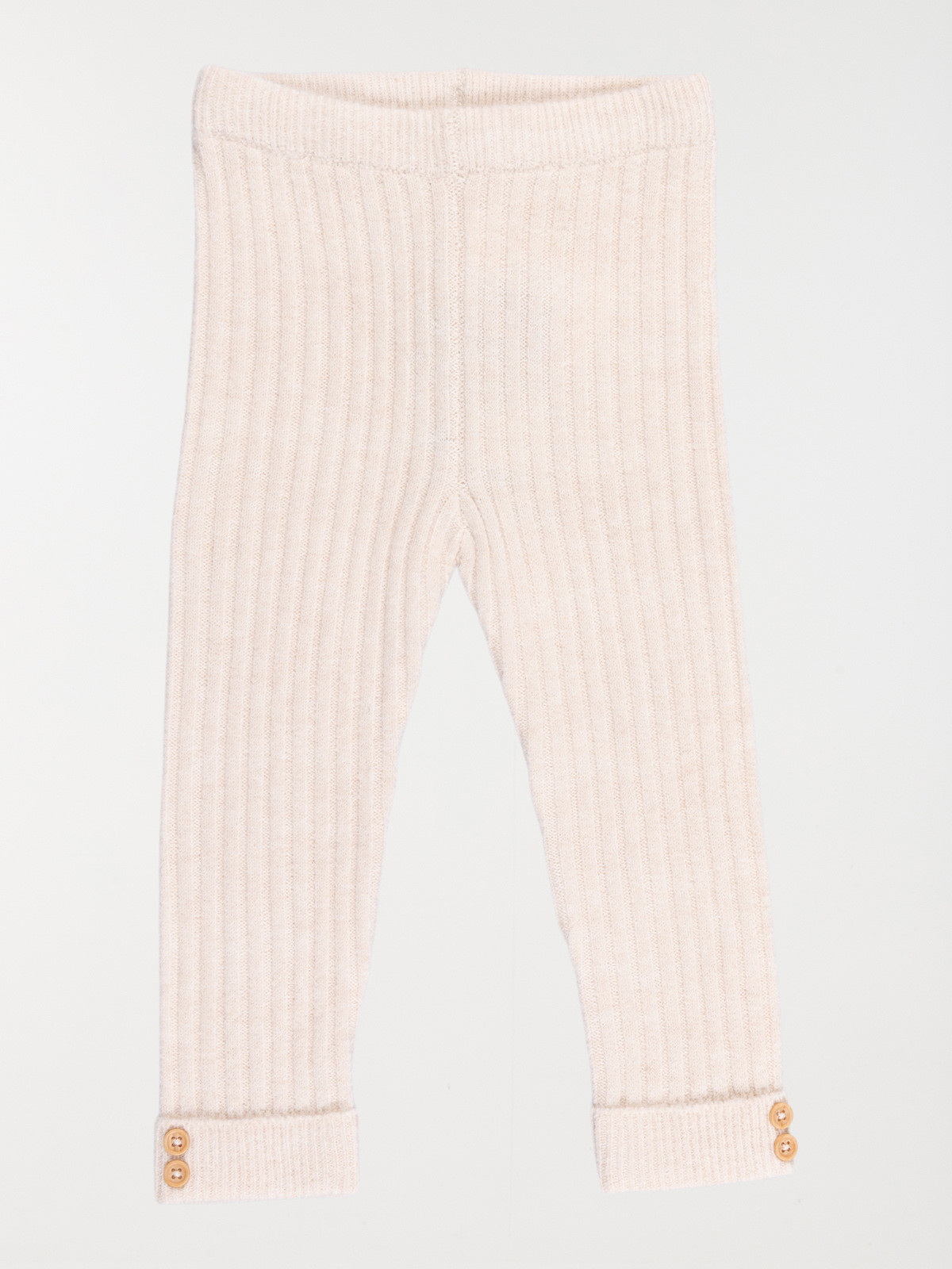 Legging tricot écru fille (3-36M)