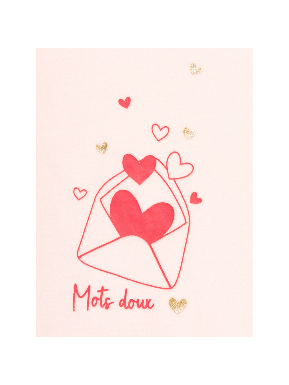 Pyjama velours mots doux fille (3-12A)