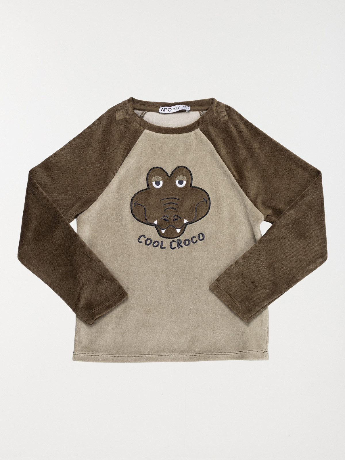 Pyjama velours crocodile garçon (3-12A) Pyjama velours crocodile garçon (3-12A)