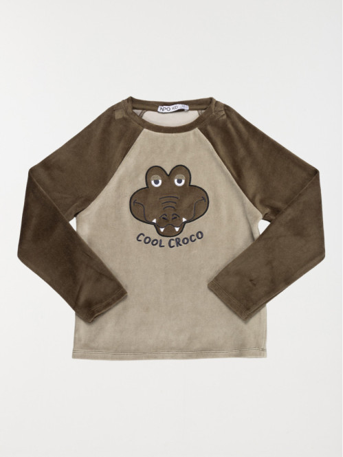 Pyjama velours crocodile...
