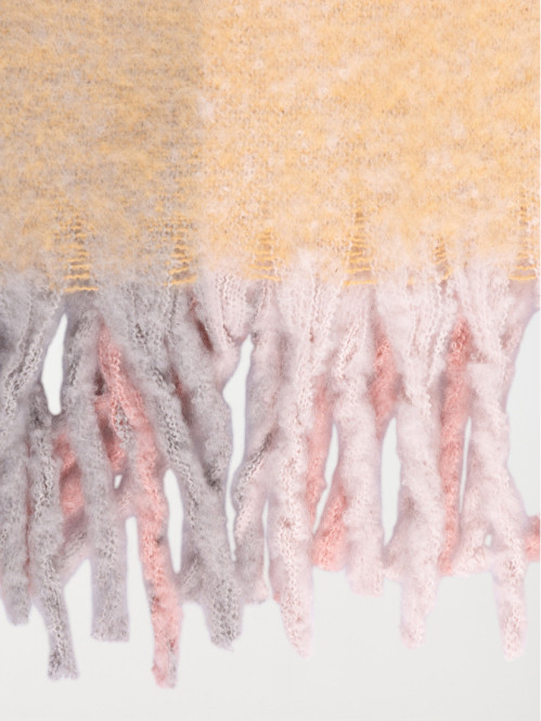 Écharpe femme à carreaux