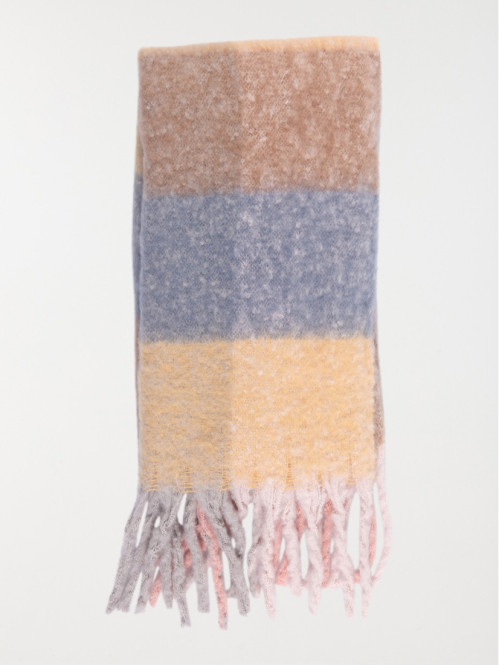 Écharpe femme à carreaux