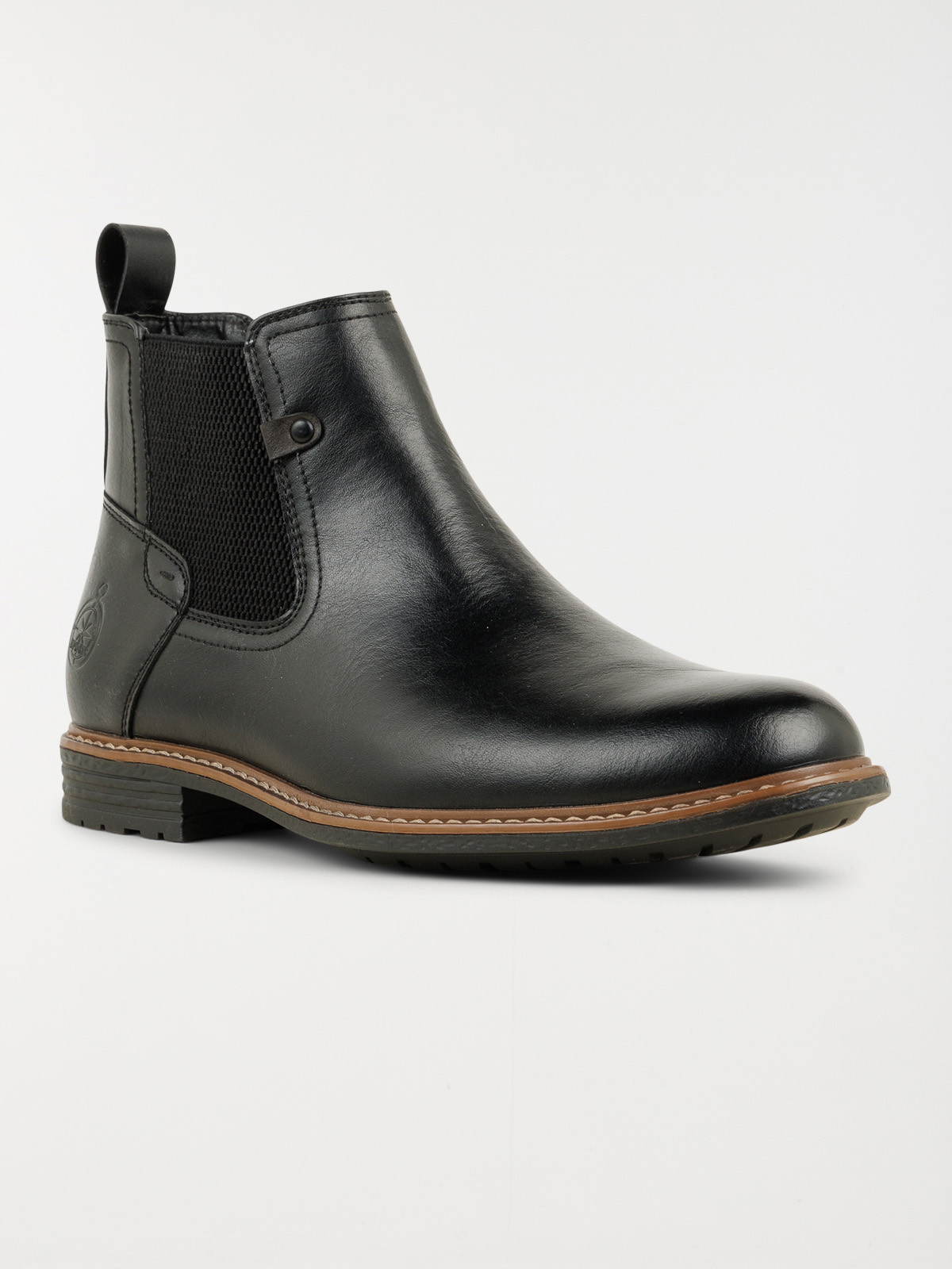 Bottines zippées noires homme (40-46)
