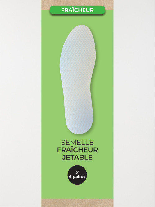 Semelle fraîcheur jetable 6...