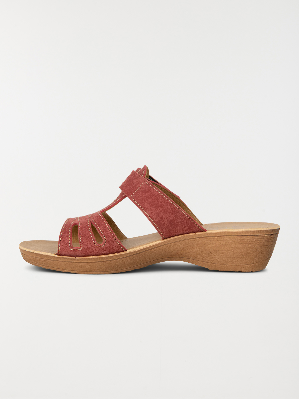 Mule confort femme rouge (36-41) Mule confort femme rouge (36-41)