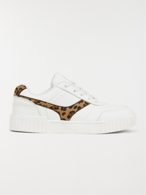 Baskets basses léopard femme (36-41)