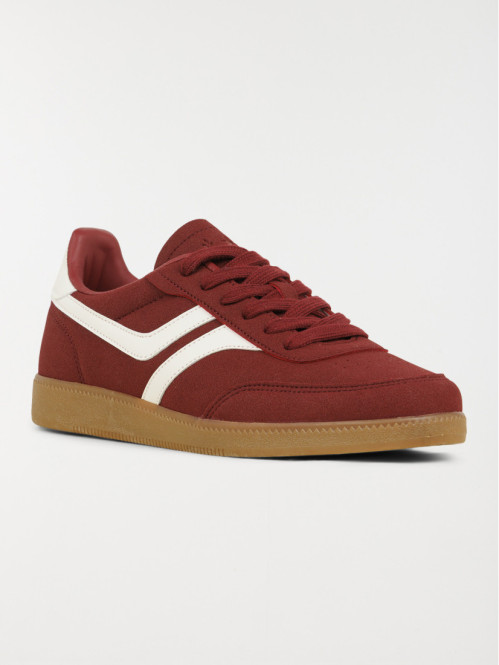 Baskets basses rouges femme...